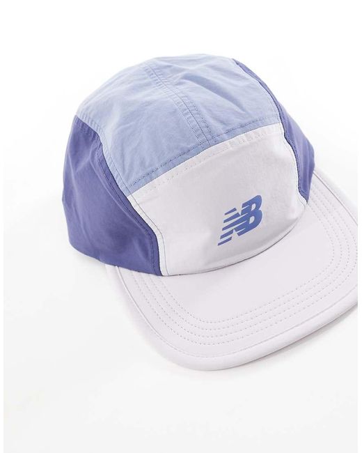 Gorra Azul Con Diseño De 5 Paneles Performance De New Balance de hombre de color Blue