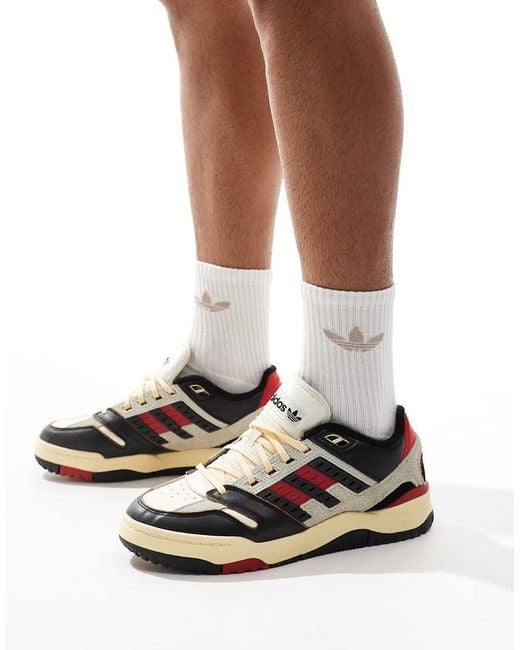 Adidas Originals White Adidas Originals Torsion Phantom Low Trainers for men