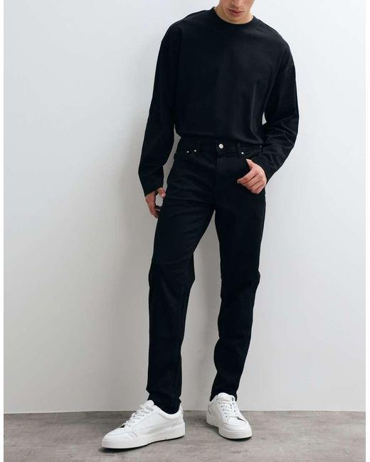 ASOS White Tapered Jeans for men
