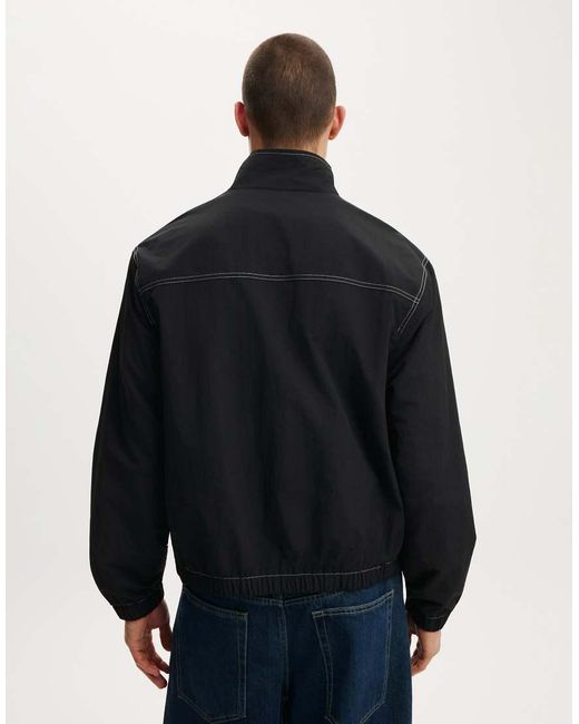 Cotton On Blue Shell Jacket for men