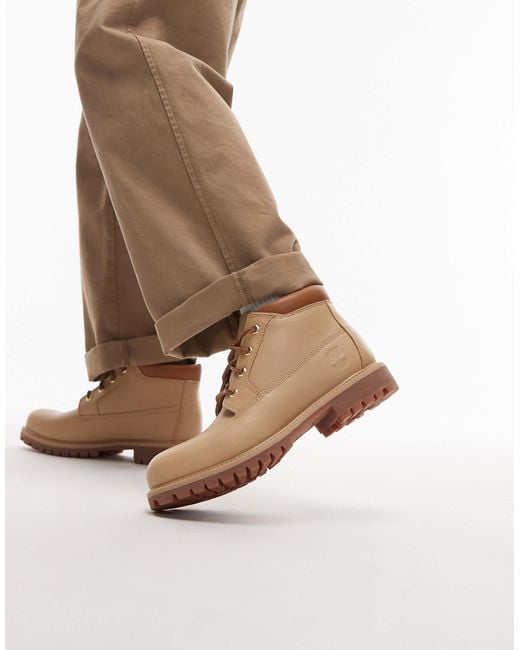 Timberland Natural Mid Lace-up Waterproof Chukka Boot for men