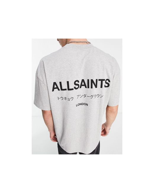 allsaints underground t shirt stone