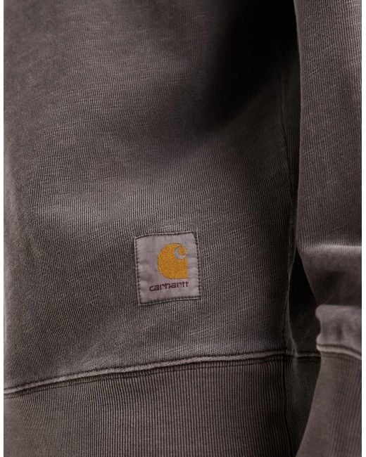 Carhartt Gray Harper Polo Sweatshirt for men