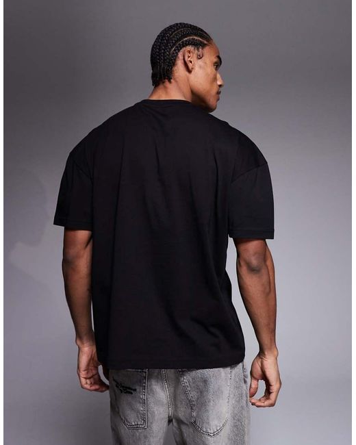 EA7 Gray Armani Train Visibility Relaxed Fit T-Shirt for men