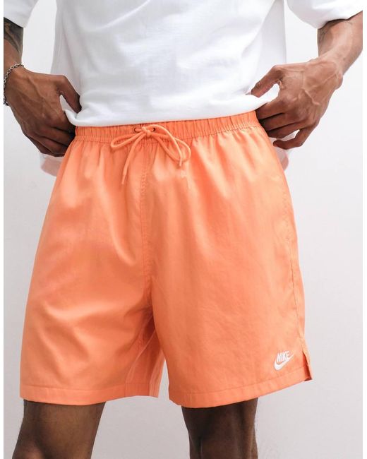 Nike White Club Woven Shorts for men