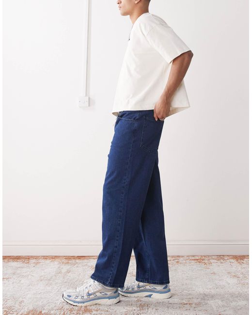 Reclaimed (vintage) – relaxed-fit-jeans in Blue für Herren