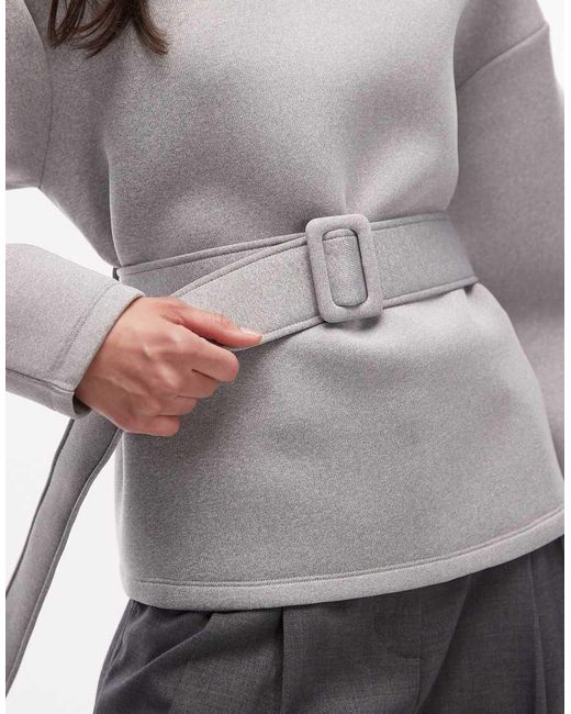 ASOS Gray Oversized Sweat