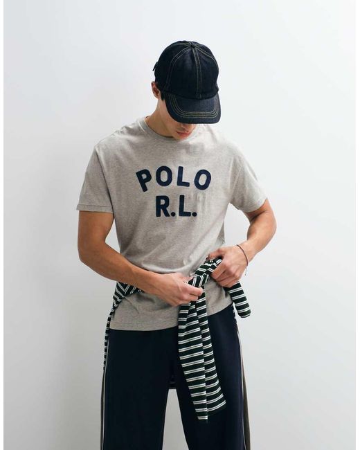 Polo Ralph Lauren White Classic Fit Script Logo T-Shirt for men