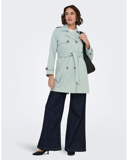 ONLY White Trenchcoat
