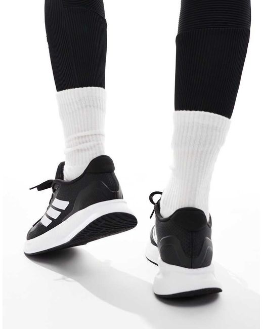 Adidas Originals Black Adidas Running Runfalcon Trainers