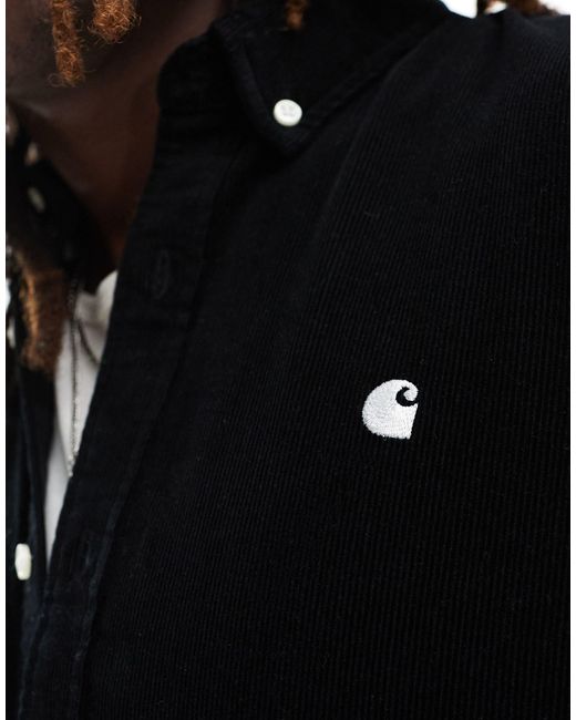 Madison - chemise en velours côtelé Carhartt pour homme en coloris Black