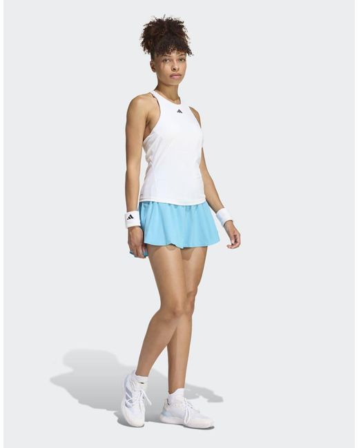 Adidas Originals Blue Tennis Climacool Match Skirt