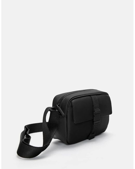 Pull&Bear Black Crossbody Bag for men
