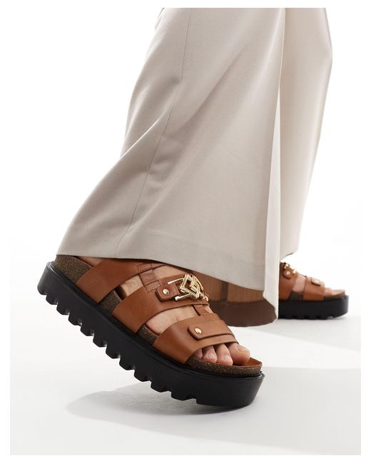 ASOS White Chunky Sandal for men
