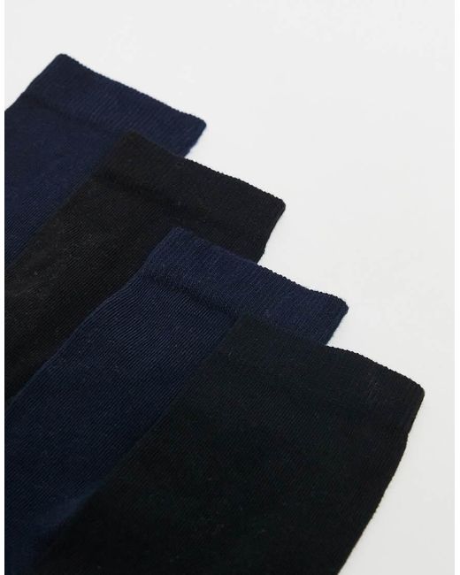 ASOS Blue 2 Pack Cotton Rich Socks for men