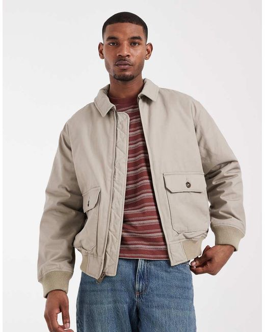 Levi's Blue Cortland Bomber Jacket for men