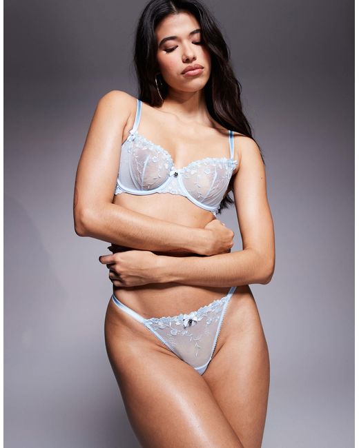 Annabella - string d'ensemble - clair Boux Avenue en coloris Blue