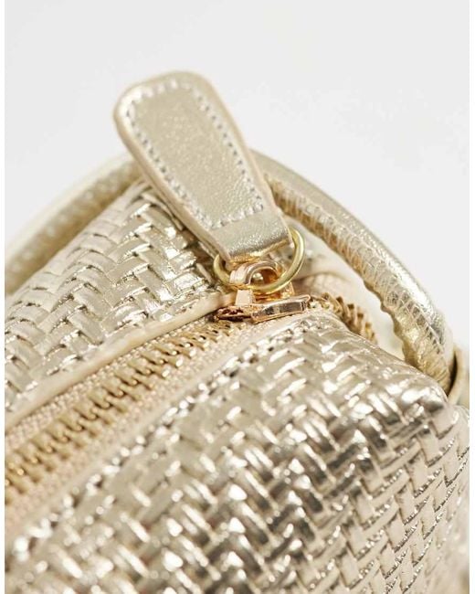ASOS Natural Weave Mini Cross Body Bag