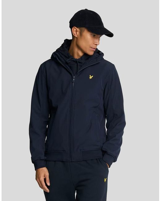Giacca Softshell Con Interno di Lyle & Scott in Blue da Uomo