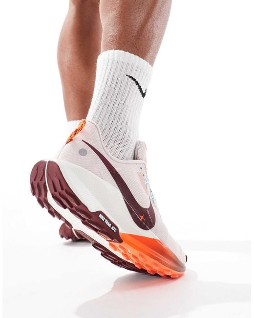 Nike White Reactx Pegasus Trail 5 Trainers for men