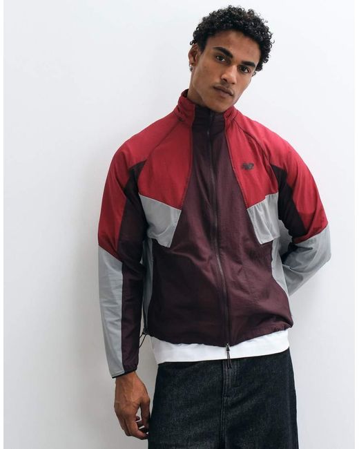 New Balance Red Rc Jacket for men
