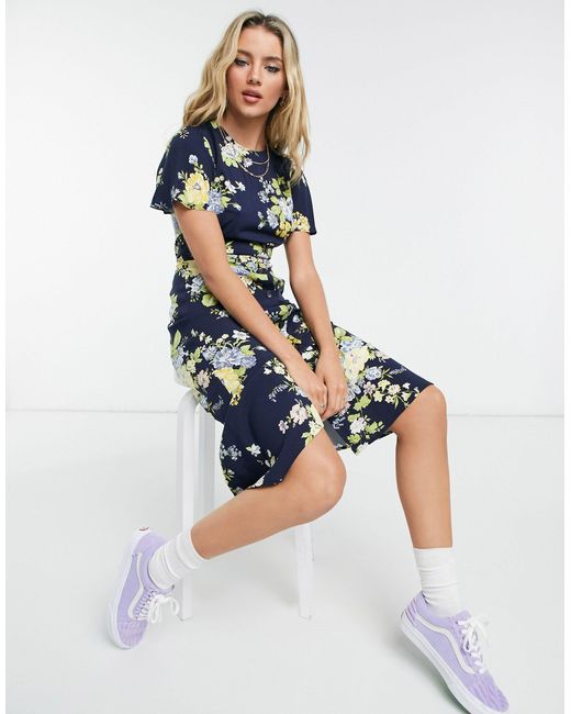 bonnie tiered midi dress