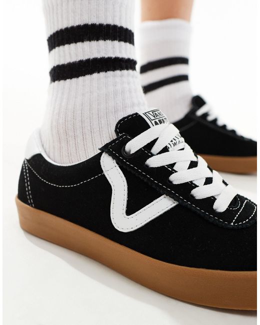 Vans Black Fu Sport Low Sneakers With Rubber Sole