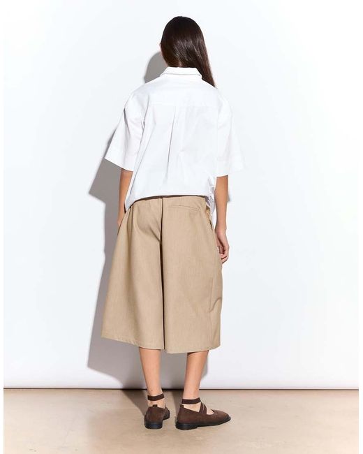 NARRATED White Tailord Long Shorts