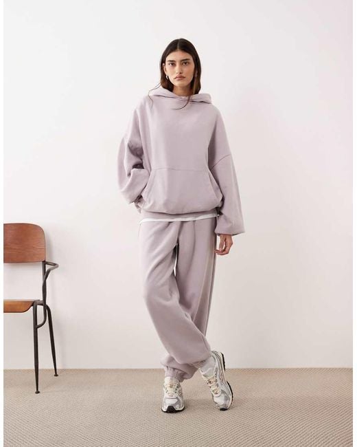 ARRANGE Purple Oversized Premium Heavy Weight Hoodie