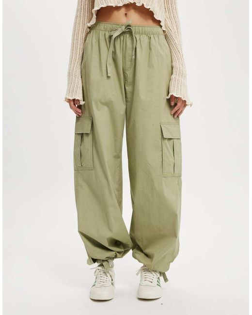 Cotton On Green Summer Cargo Pant