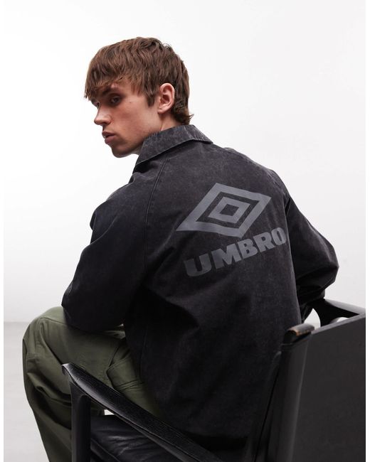 Umbro Black Drill Drill Top for men