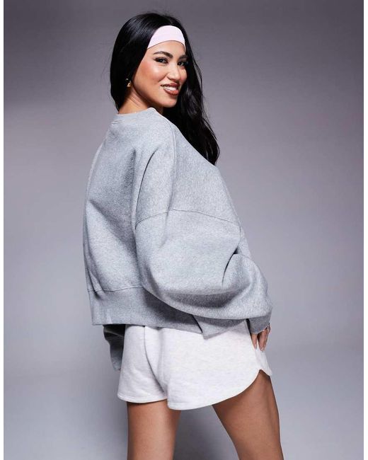 Nike Gray Phoenix Fleece Super Oversized Sweat