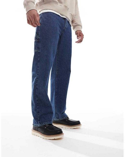 Jack & Jones Blue Pu Moc Boot With Contrast Sole for men