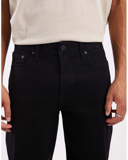 ADPT Black Wide Fit Jean for men
