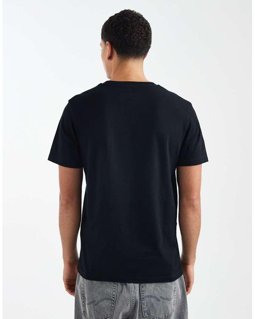 Pack De 2 Camisetas Negras Básicas De Corte Estándar Essentials De ASOS de hombre de color Blue