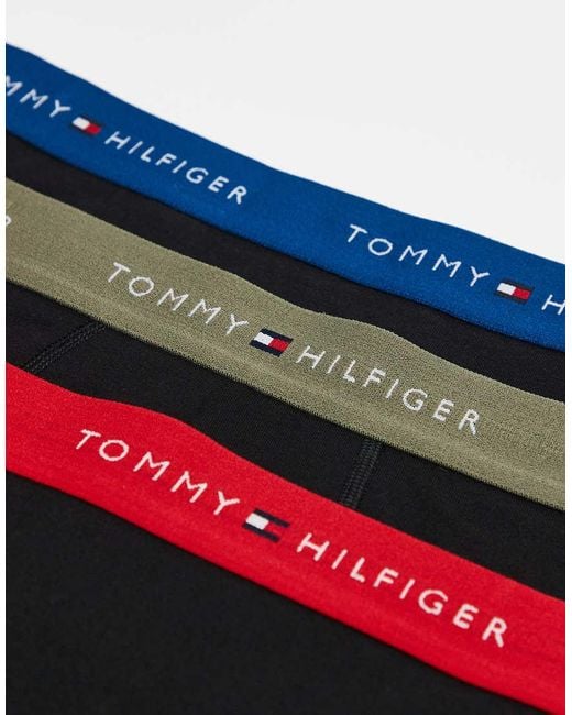 Signature Essentials di Tommy Hilfiger in Black da Uomo