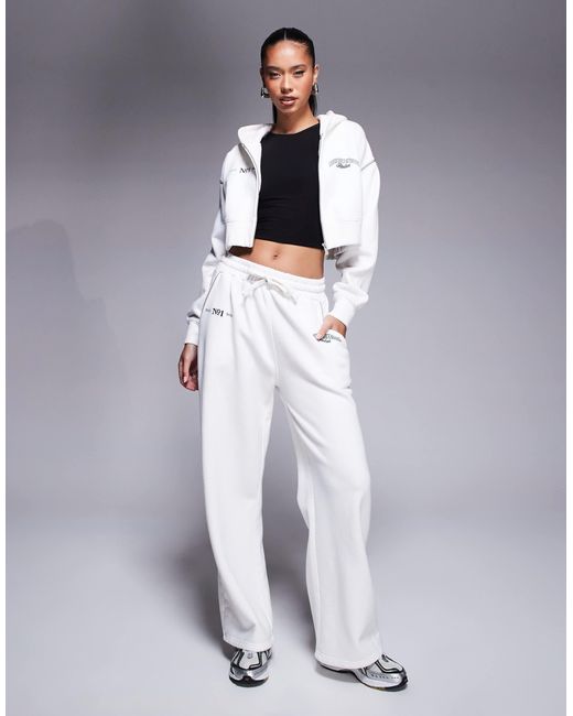 Good For Nothing White – kurze kapuzenjacke