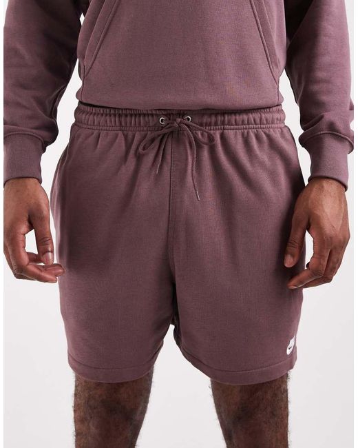 Nike Red Club French Terry Shorts for men