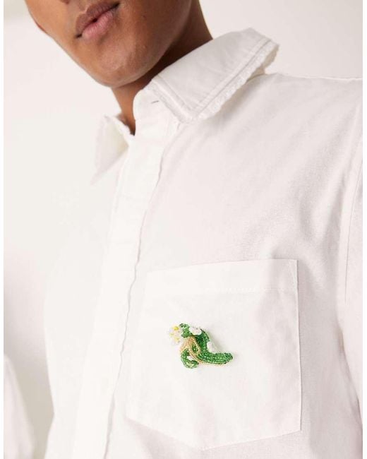 Sister Jane Natural Bouquet Embroidered Shirt