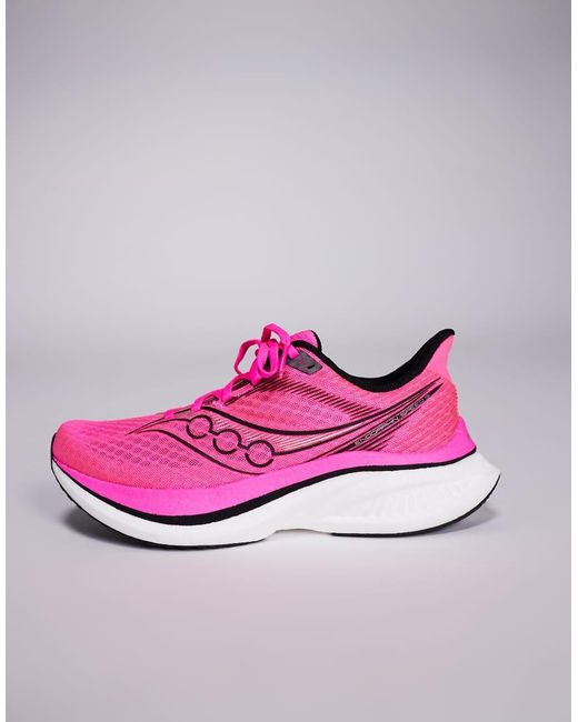 Saucony Pink Endorphin Speed 5 Running Trainers for men
