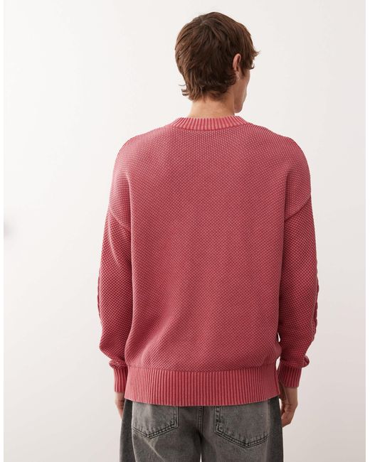 Collusion – strickpullover in Red für Herren