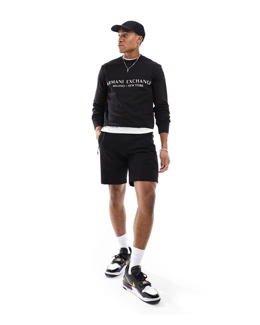 Armani Exchange – sweatshirt in Black für Herren