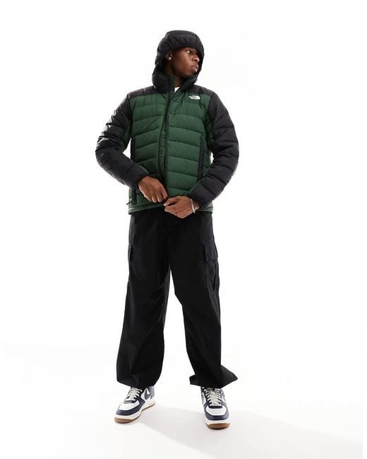 The North Face Green Lapaz Hooded Down Packable Puffer Jacket for men