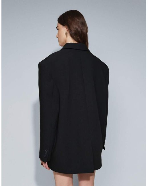 ASOS Black Tailored Super Oversized Double Breasted Blazer