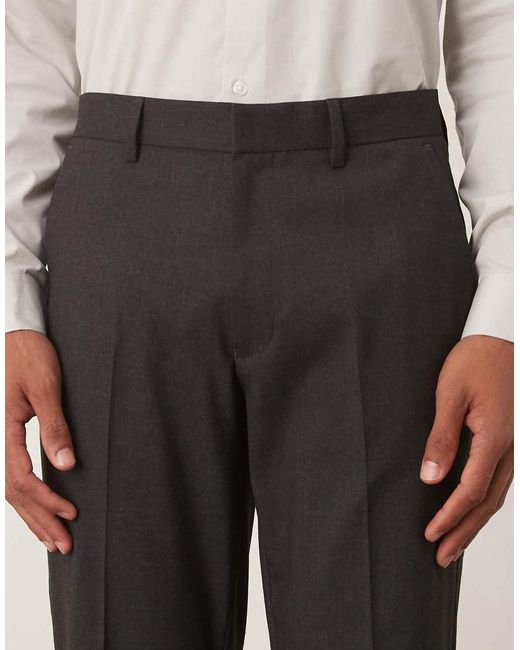 ASOS Gray Slim Suit Pants for men