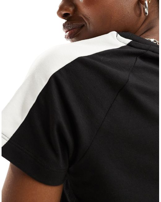 PUMA Black – iconic t7 – knapp geschnittenes t-shirt
