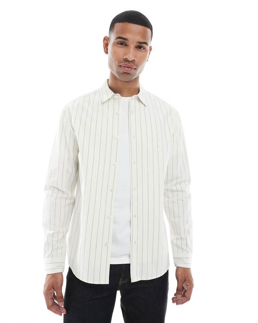 New Look White Overshirt for men