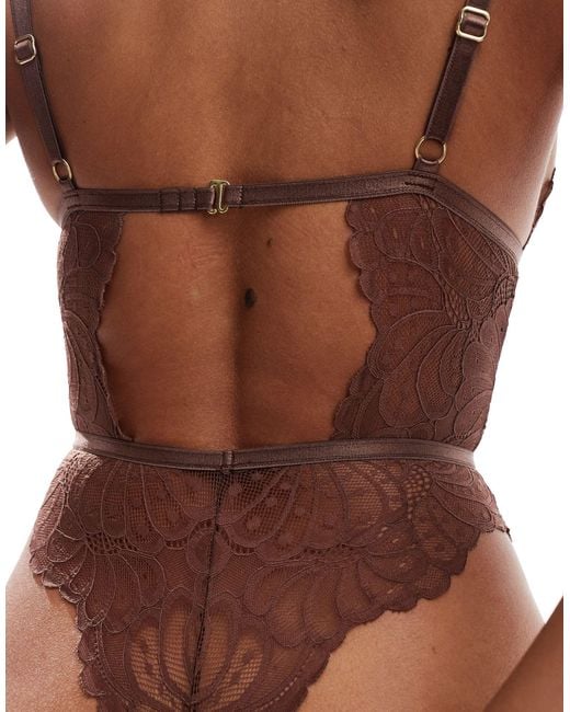 ASOS Brown Sienna Lace Soft Body