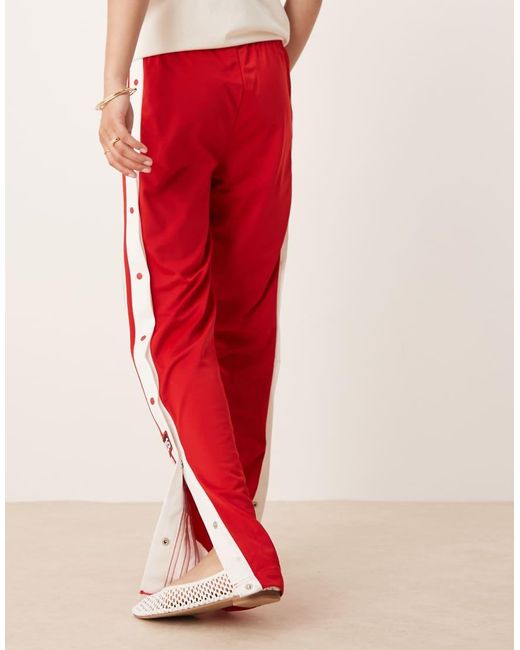 Adidas Originals Red Adibreak Track Pants