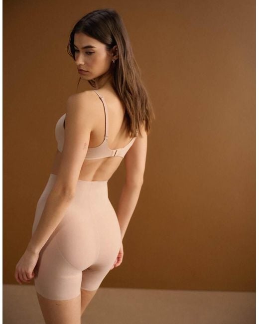Calvin Klein Brown Shapewear Sculpted Stay Put Mesh Shorts